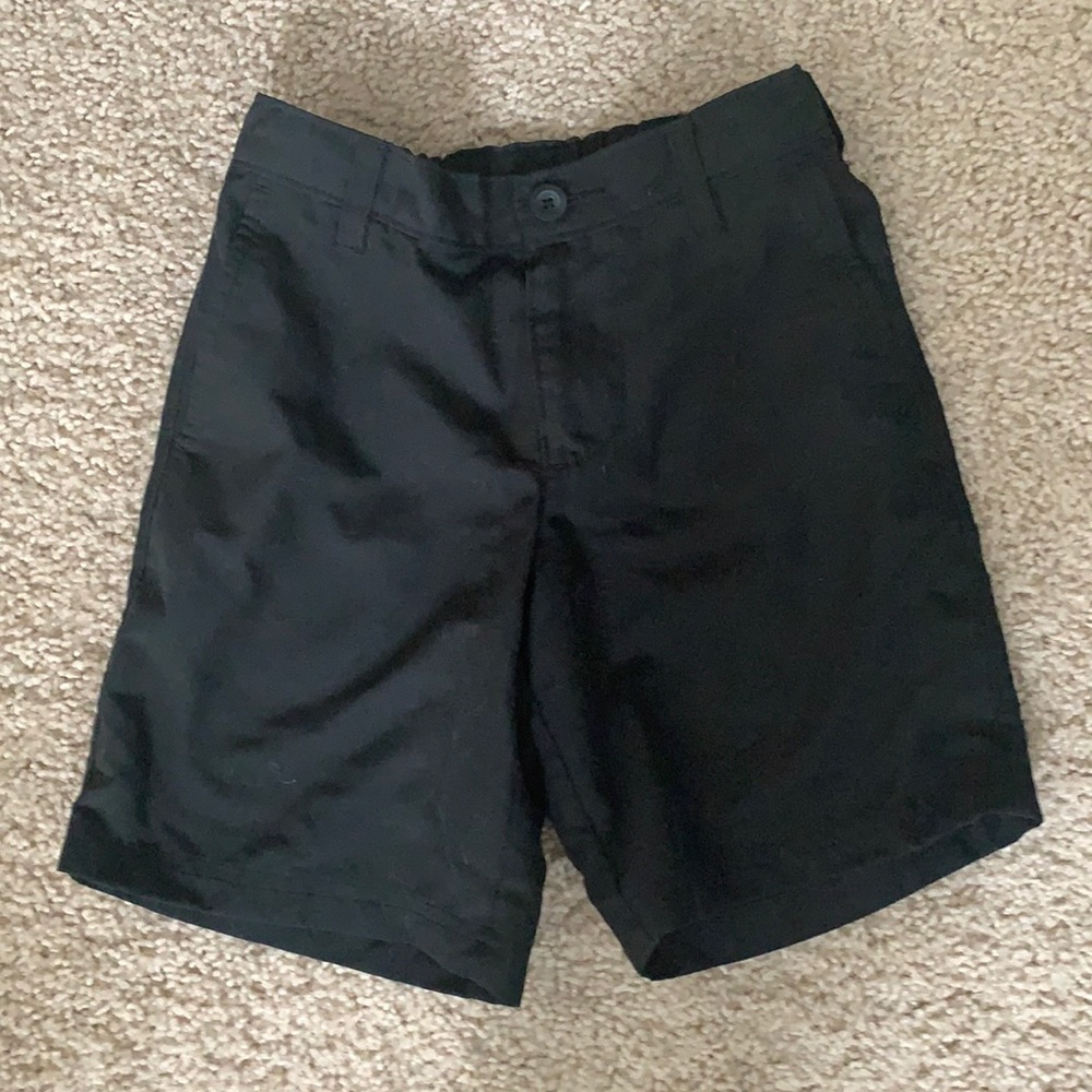 Black Boys Golf Shorts